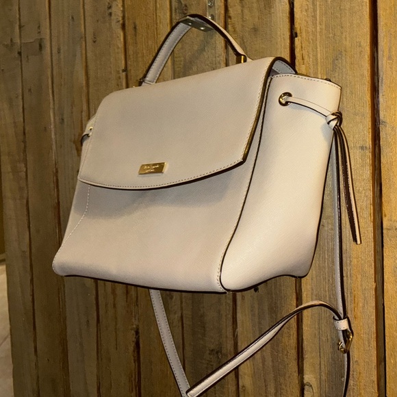 Katie Spade Gray Saffiano Leather Satchel - Picture 3 of 7